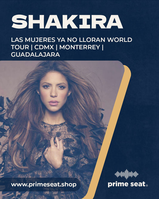 SHAKIRA - LAS MUJERES YA NO LLORAN WORLD TOUR (CDMX)